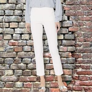 NYDJ Women's Size 4 Millie Pull On Ankle Jeans in Endless White Denim